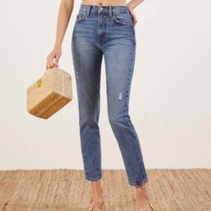 Reformation Julia High Cigarette Jean NWOT